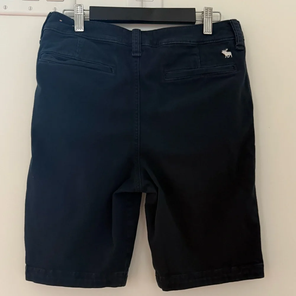A&F Boys Navy Chino Shorts Size 15/16 Abercrombie & Fitch Kids Bermuda Short